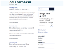 Tablet Screenshot of collegestash.com